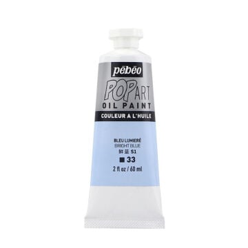 Pebeo Pop Art Yağlı Boya 60ml 33 Bright Blue
