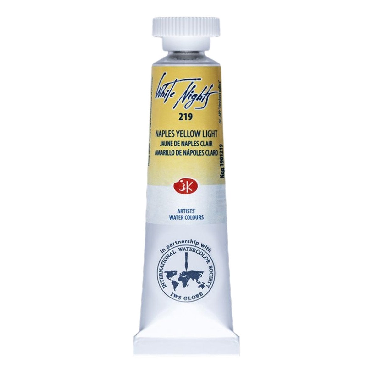White Nights Watercolor Tüp Sulu Boya 10ml 219 Naples Yellow Light