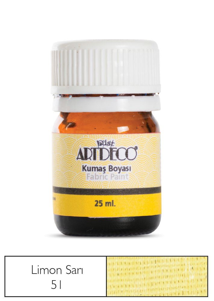 Artdeco Kumaş Boyası 25ml 10A-51 Kavun Sarısı