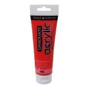 Daler Rowney Graduate Akrilik Boya 120ml 588 Vermilion Hue