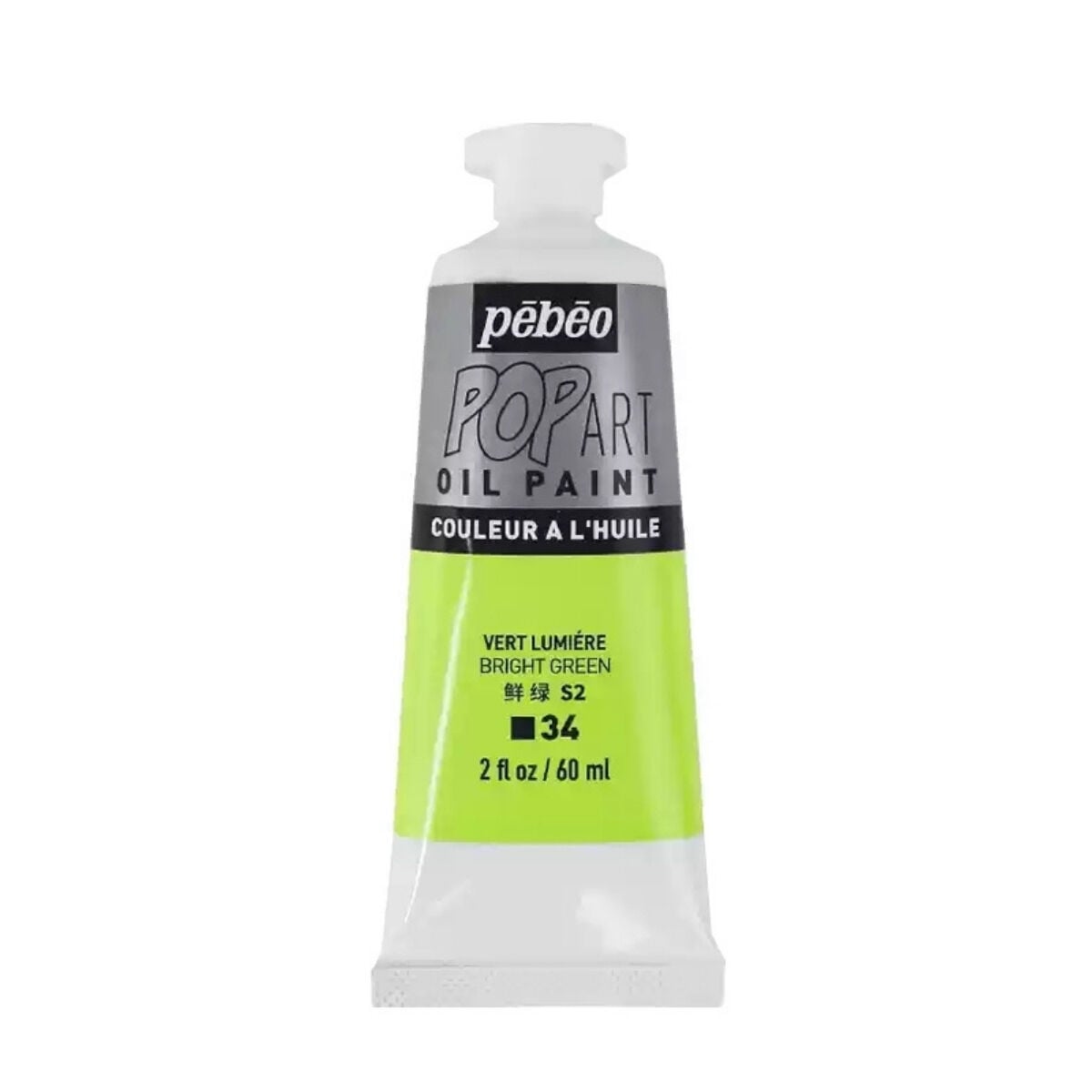 Pebeo Pop Art Yağlı Boya 60ml 34 Bright Green