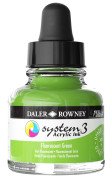 Daler Rowney System 3 Sıvı Akrilik Mürekkep Boya 29.5ml 349 Flourecent Green