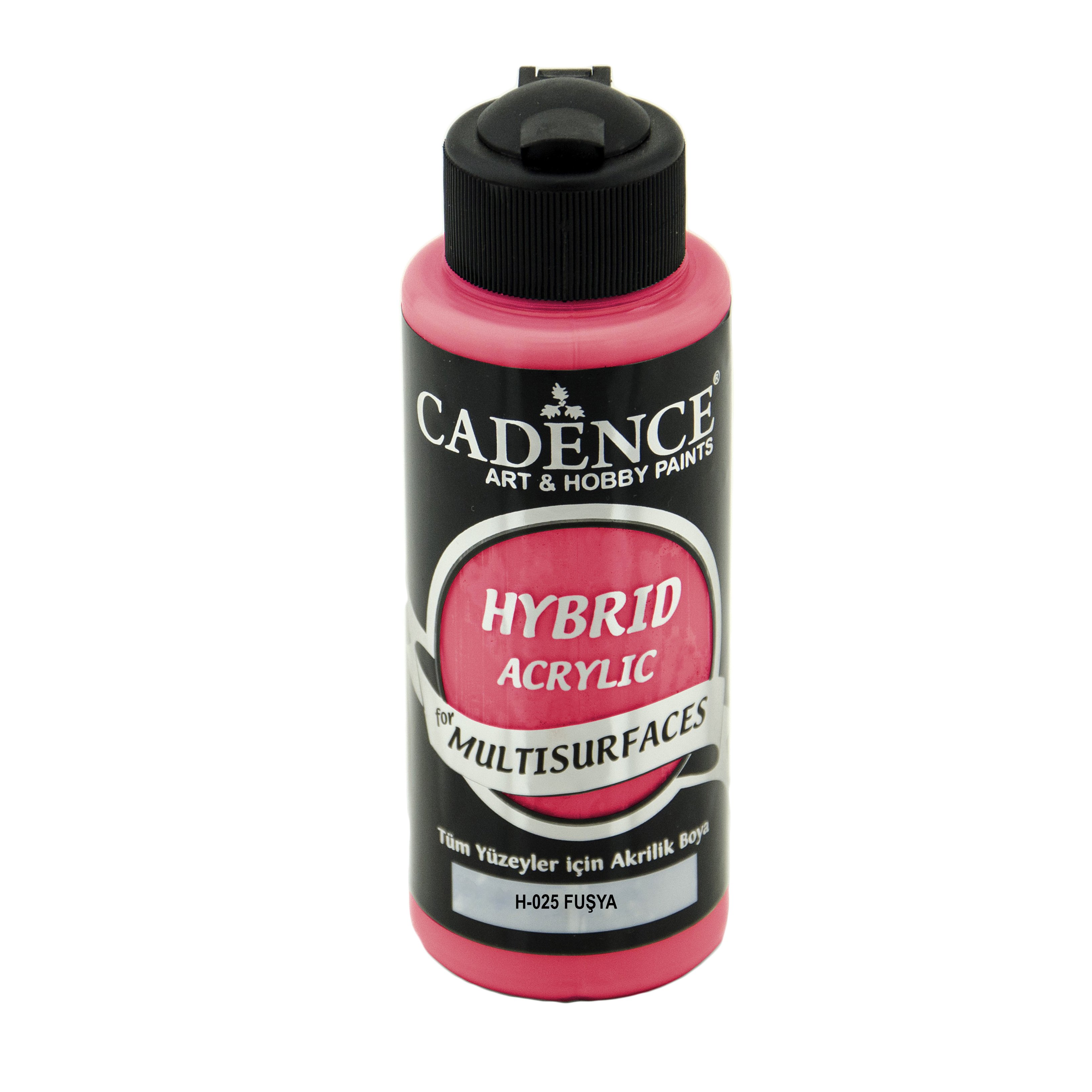 Cadence Hybrid Multisurface Akrilik Boya 120ml H-025 Fuşya