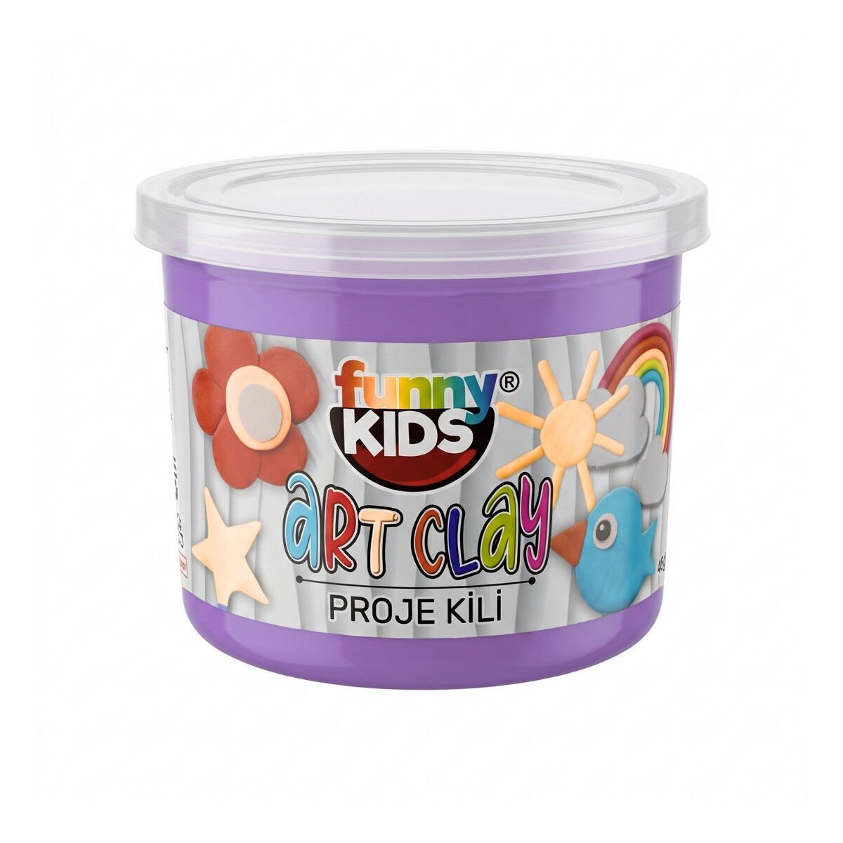 Funny Kids Art Clay Proje Kili 40cc 568 Mor
