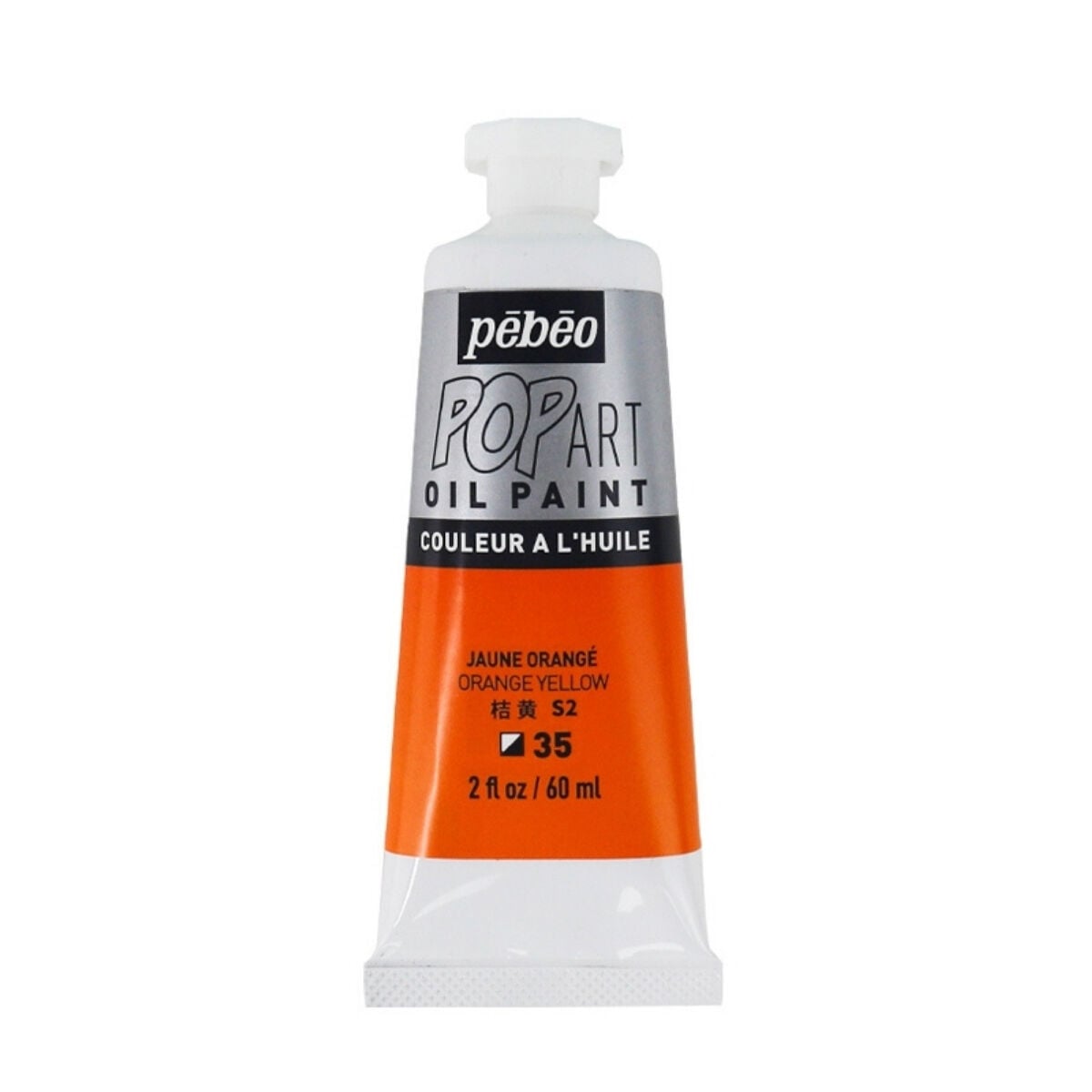 Pebeo Pop Art Yağlı Boya 60ml 35 Orange Yellow