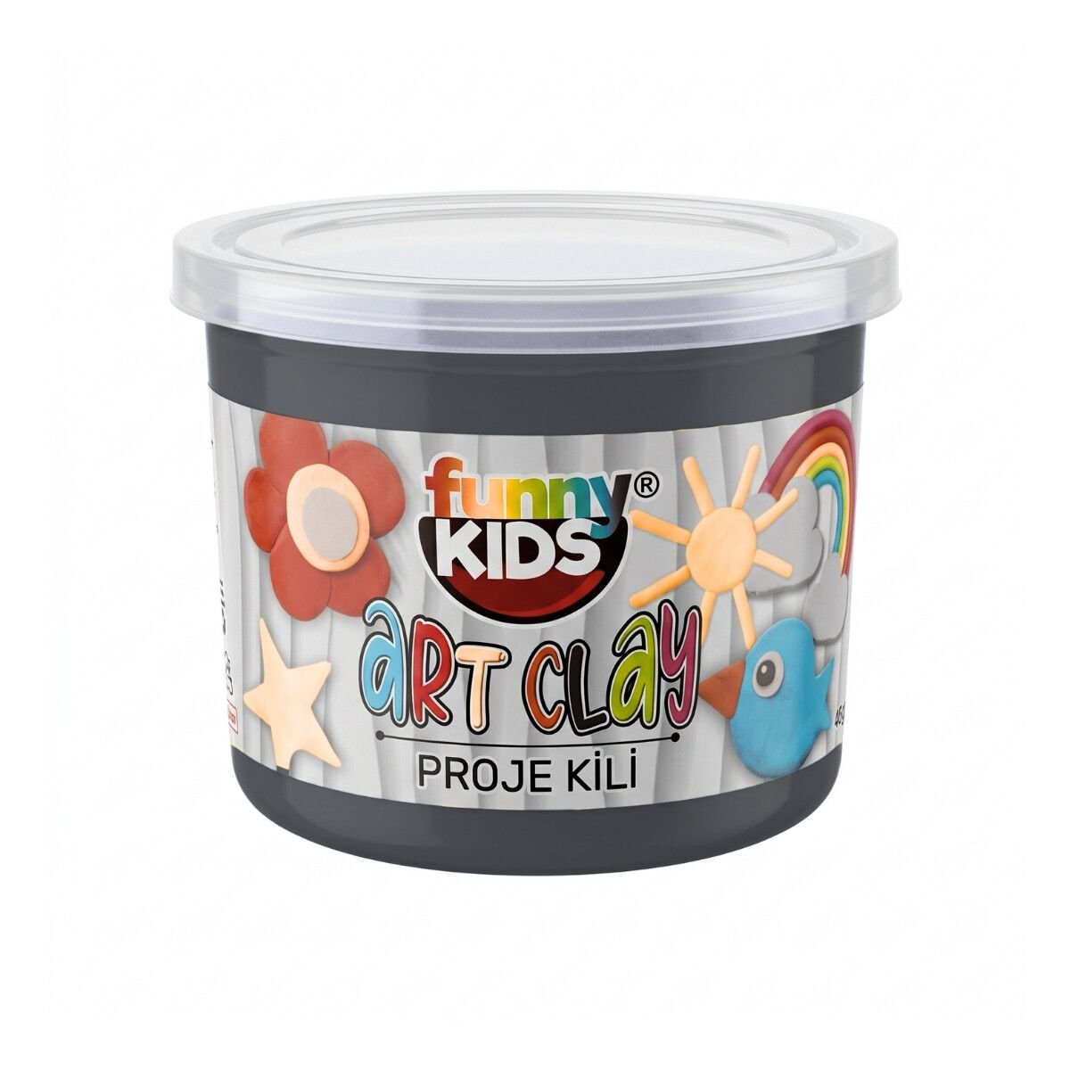 Funny Kids Art Clay Proje Kili 40cc 572 Siyah