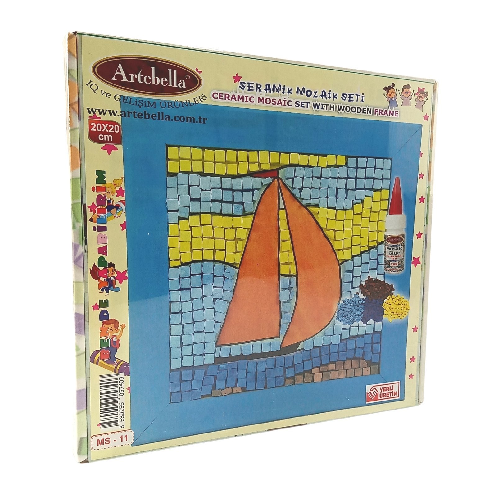 Artebella Seramik Mozaik Seti 20x20cm Yelkenli