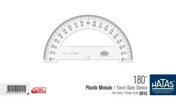 Hatas Plastik Minkale Yarım Daire 15cm