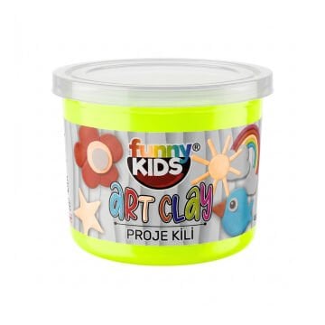 Funny Kids Art Clay Proje Kili 40cc 576 Neon Sarı