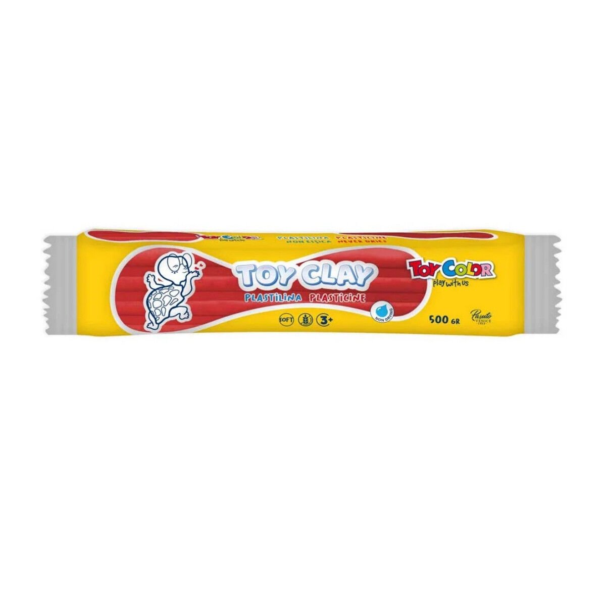 Toy Color Plastilin Hamuru 500gr 008 Kırmızı