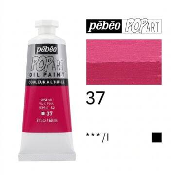 Pebeo Pop Art Yağlı Boya 60ml 37 Vivid Pink