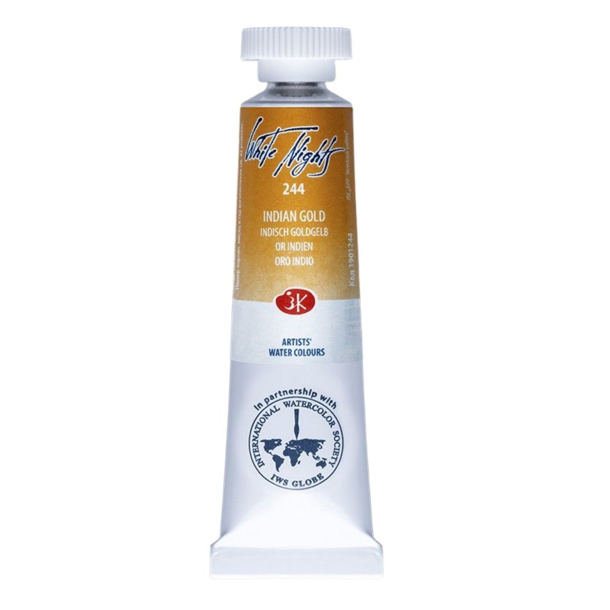 White Nights Watercolor Tüp Sulu Boya 10ml 244 İndian Gold