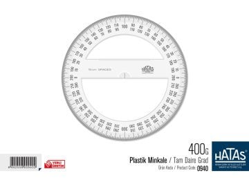 Hatas Plastik Minkale Tam Daire Gradlı 15cm