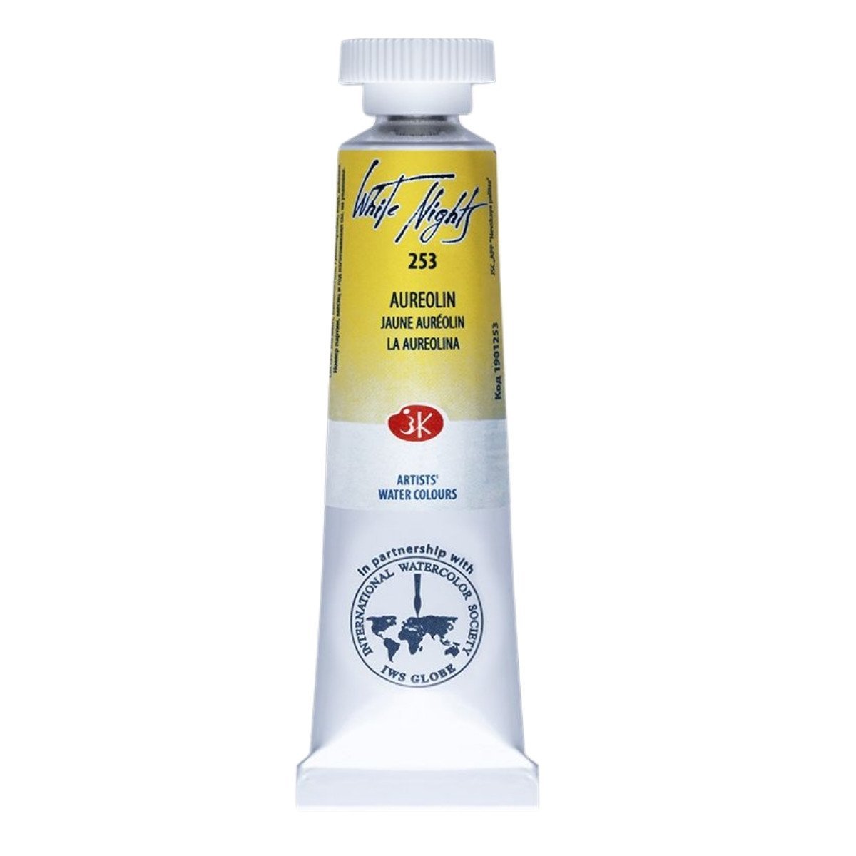 White Nights Watercolor Tüp Sulu Boya 10ml 253 Aureolin