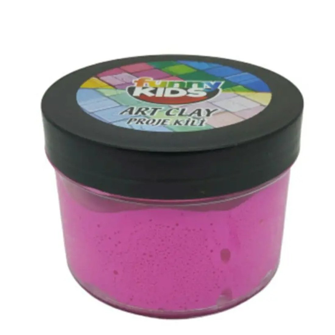 Funny Kids Art Clay Proje Kili 40cc 574 Neon Pembe