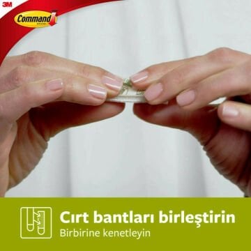 3M Command Çerçeve Asma Cırt Bandı Orta Boy Dar 17207