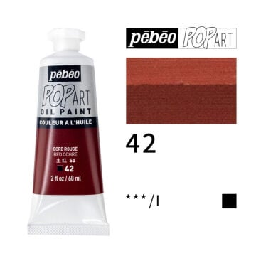 Pebeo Pop Art Yağlı Boya 60ml 42 Red Ochre