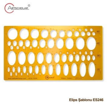 Artscholar Elips Şablonu