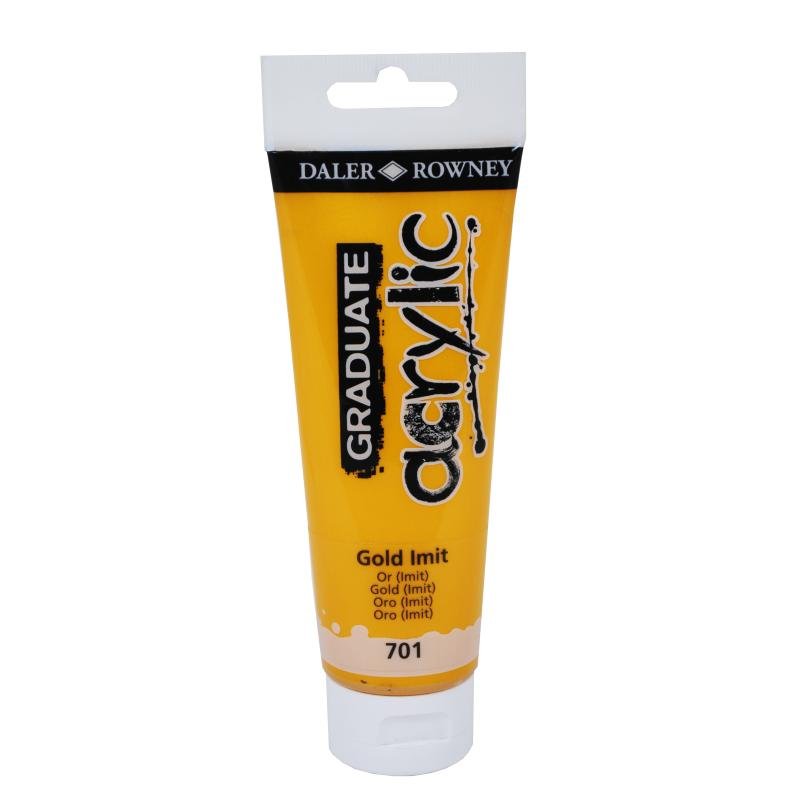 Daler Rowney Graduate Akrilik Boya 120ml 701 Gold Imit