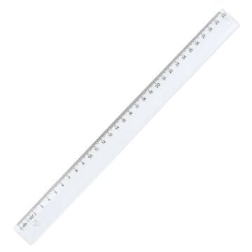 Hatas Ekonomik Öğrenci Cetveli 30cm Şeffaf