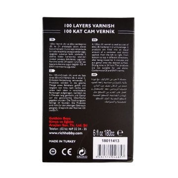 Rich 100 Kat Cam Vernik 120cc ve 60cc 2li Set