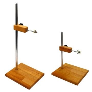 Ayarlı Masa Üstü Ahşap Heykel Kaidesi 50cm