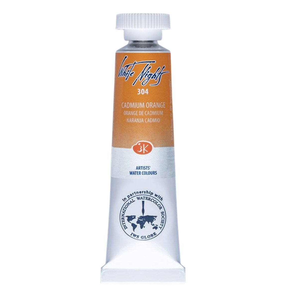 White Nights Watercolor Tüp Sulu Boya 10ml 304 Cadmium Orange