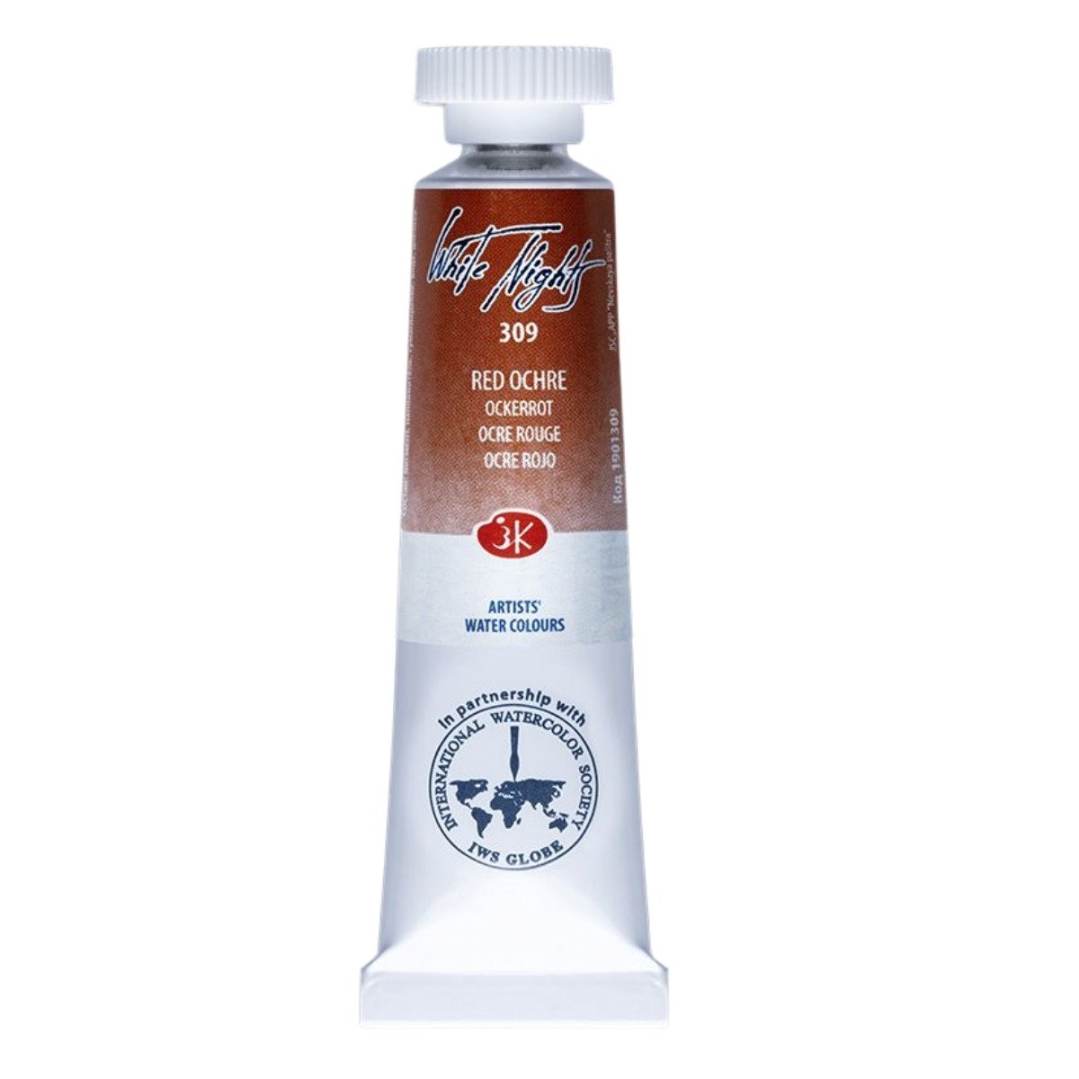 White Nights Watercolor Tüp Sulu Boya 10ml 309 Red Ochre