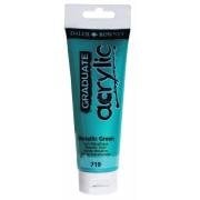 Daler Rowney Graduate Akrilik Boya 120ml 719 Metallic Green