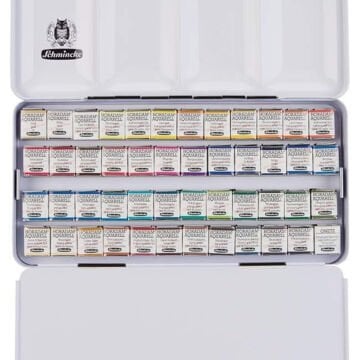 Schmincke Horadam Aquarell Sulu Boya Seti Yarım Tablet 48li