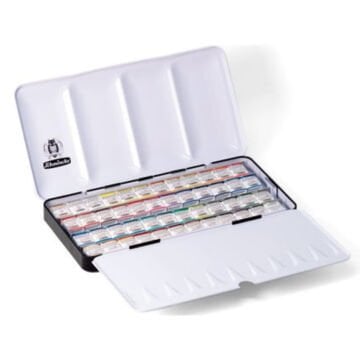 Schmincke Horadam Aquarell Sulu Boya Seti Yarım Tablet 48li