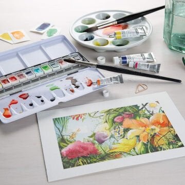 Schmincke Horadam Aquarell Sulu Boya Seti Yarım Tablet 48li