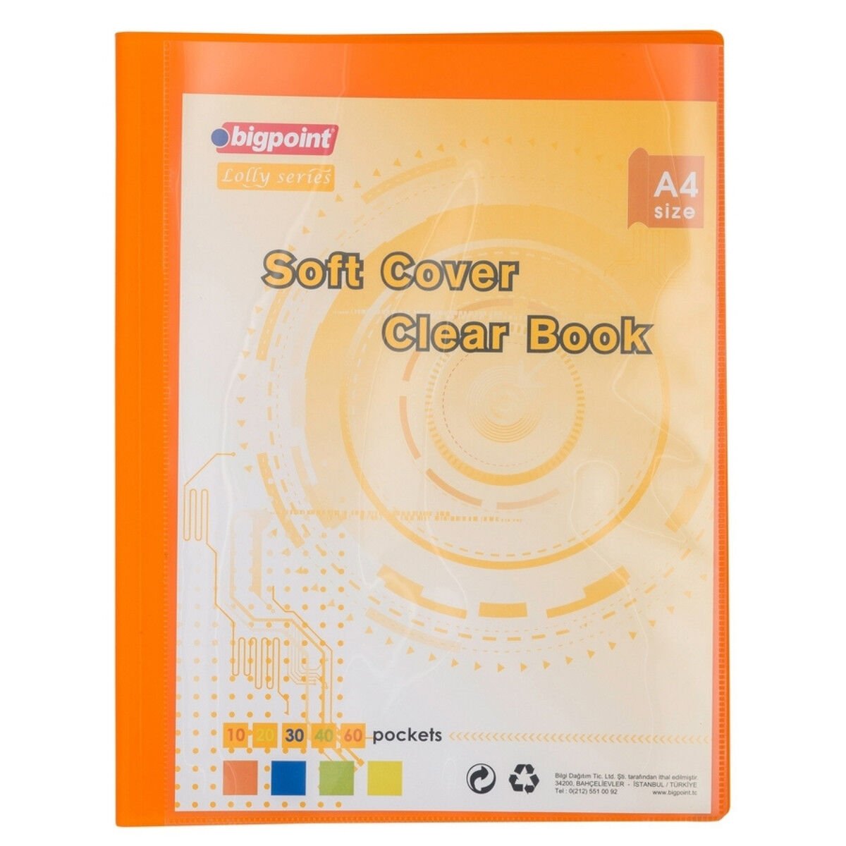 Bigpoint Lolly Serisi Sunum Dosyası Cepli 30lu Turuncu