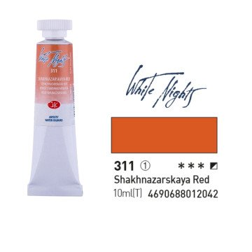 White Nights Watercolor Tüp Sulu Boya 10ml 311 Shakhnazarskaya Red