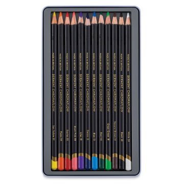 Derwent Chromaflow Kuru Boya Kalem Seti Metal Kutu 12li