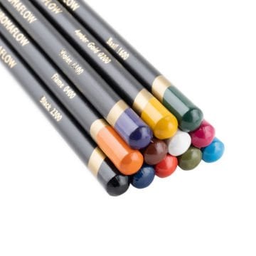Derwent Chromaflow Kuru Boya Kalem Seti Metal Kutu 12li
