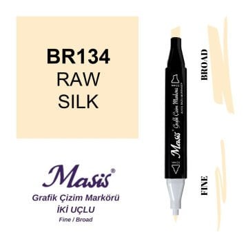 Masis Twin Çift Uçlu Marker Kalemi 134 Raw Silk