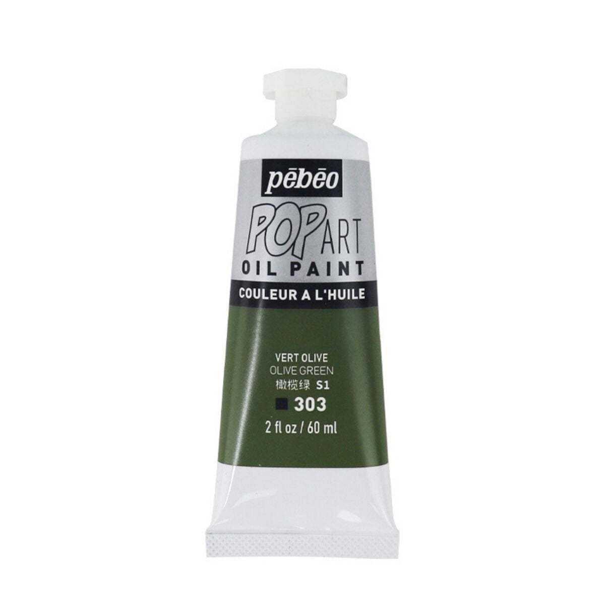 Pebeo Pop Art Yağlı Boya 60ml 303 Olive Green