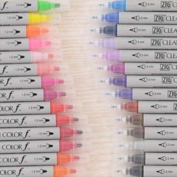Zig Clean Color F TCS-6000T Çift Uçlu Marker Set 24lü