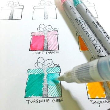 Zig Clean Color F TCS-6000T Çift Uçlu Marker Set 24lü
