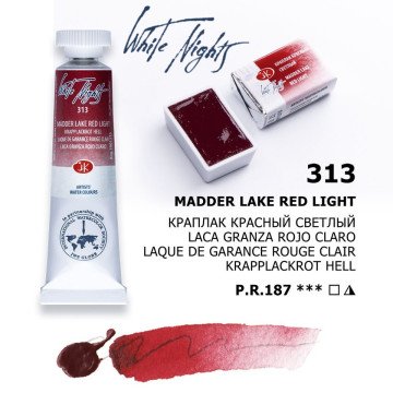 White Nights Watercolor Tüp Sulu Boya 10ml 313 Madder Lake Red Light