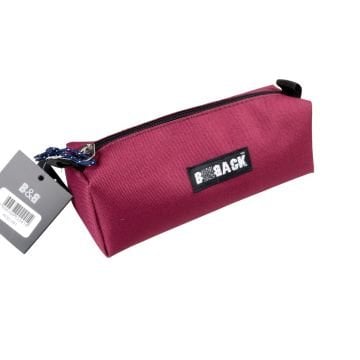 BBack Üçgen Kalemlik Geniş 20x8x7cm Bordo