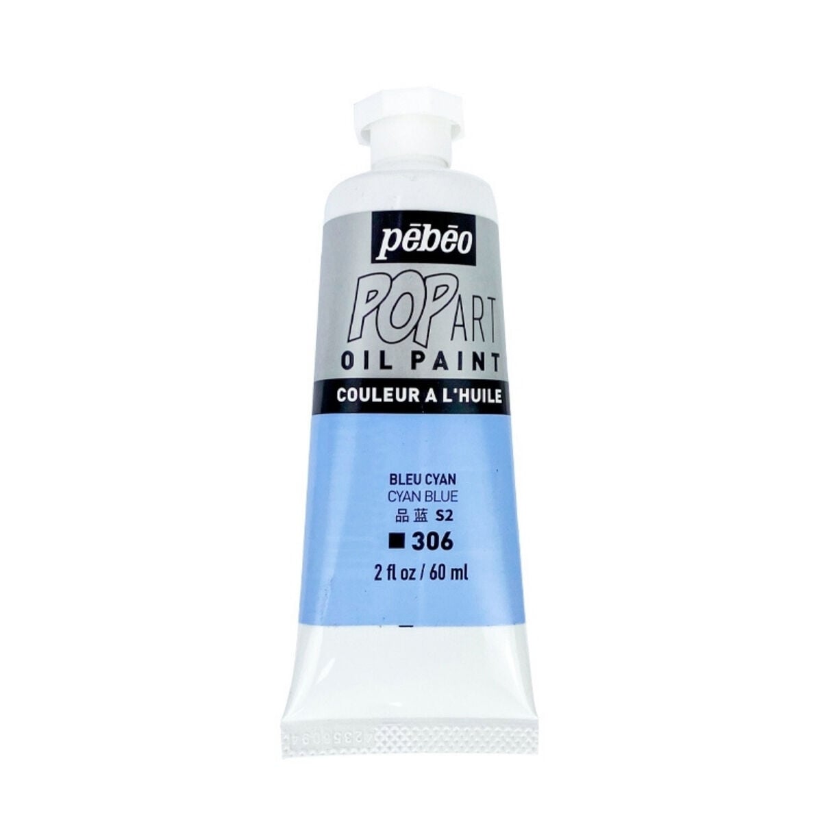 Pebeo Pop Art Yağlı Boya 60ml 306 Cyan Blue