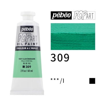 Pebeo Pop Art Yağlı Boya 60ml 309 Pale Emerald