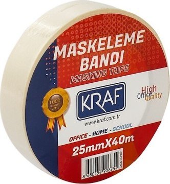 Kraf Maskeleme Bandı 25mmx40m 4025G
