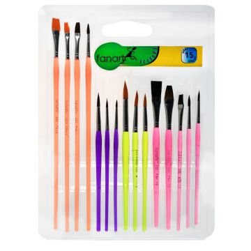 Fanart Academy 550 Seri Fırça Seti 1 15li - 348,00 TL | Hakikat