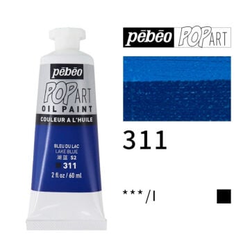 Pebeo Pop Art Yağlı Boya 60ml 311 Lake Blue