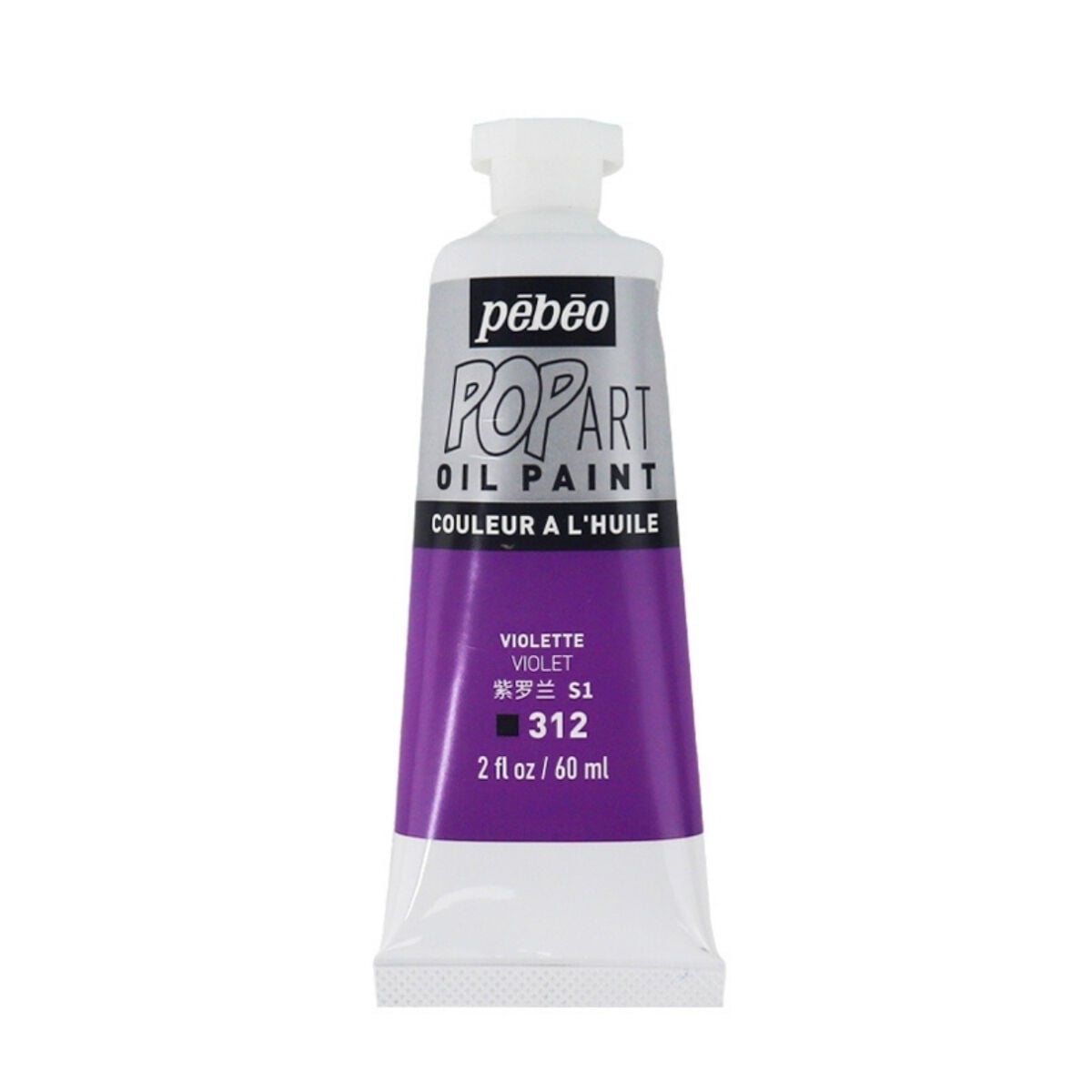 Pebeo Pop Art Yağlı Boya 60ml 312 Violet