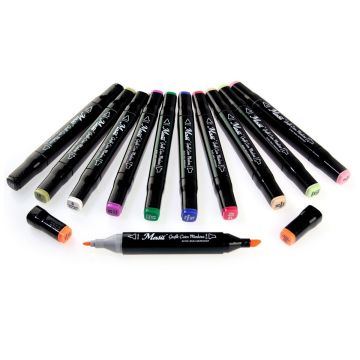 Masis Twin Çift Uçlu Marker Kalemi 140 Light Orange