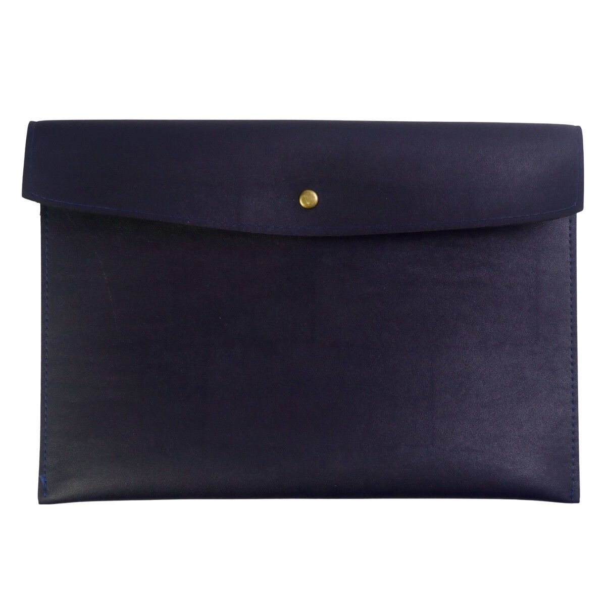 Art Elegant Suni Deri Zarf Dosya A4 Lacivert